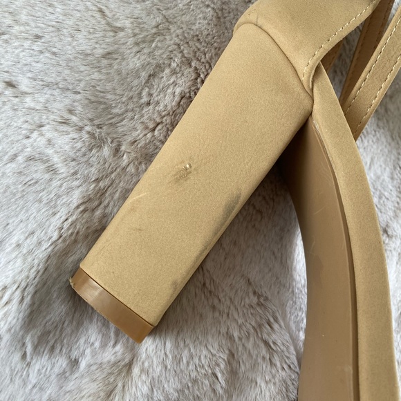 JustFab Nude Heels - Picture 3 of 3